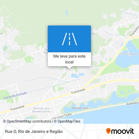 Rua D mapa