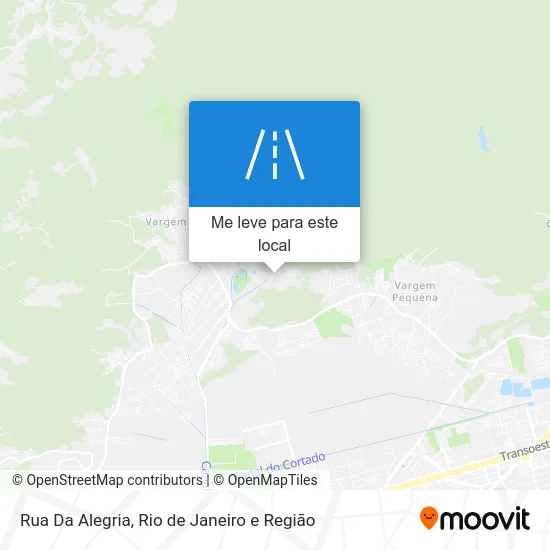 Rua Da Alegria mapa