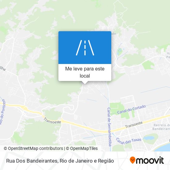 Rua Dos Bandeirantes mapa