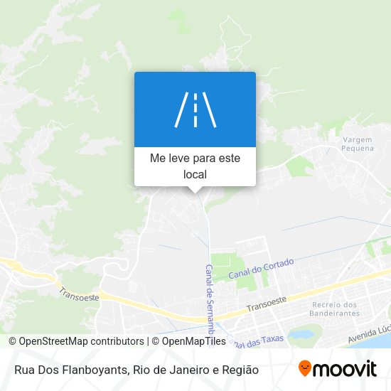 Rua Dos Flanboyants mapa