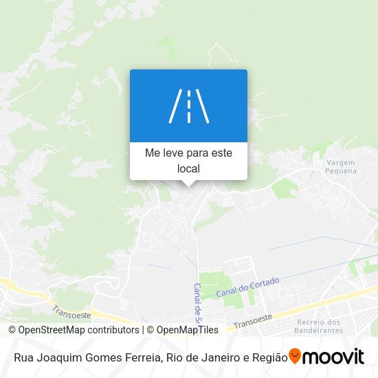 Rua Joaquim Gomes Ferreia mapa