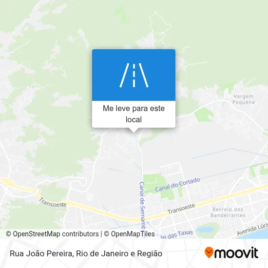 Rua João Pereira mapa