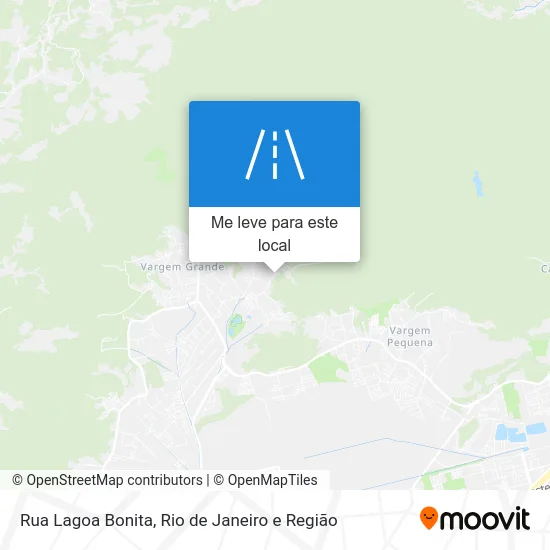 Rua Lagoa Bonita mapa