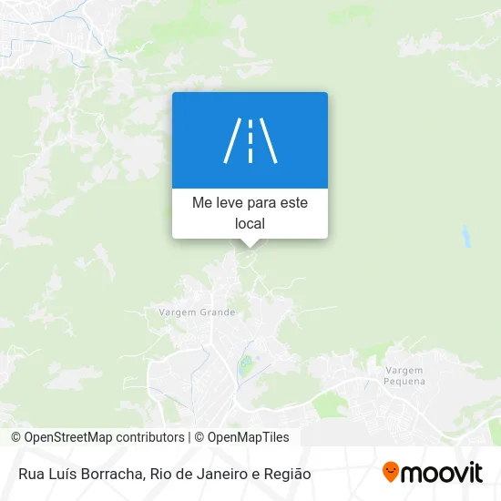 Rua Luís Borracha mapa