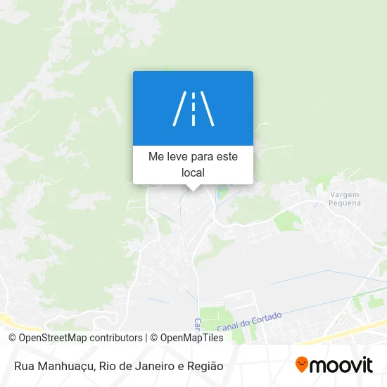 Rua Manhuaçu mapa