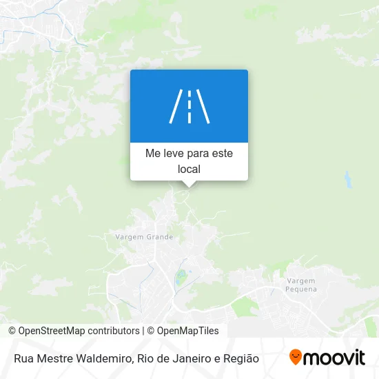 Rua Mestre Waldemiro mapa
