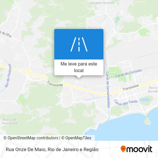Rua Onze De Maio mapa