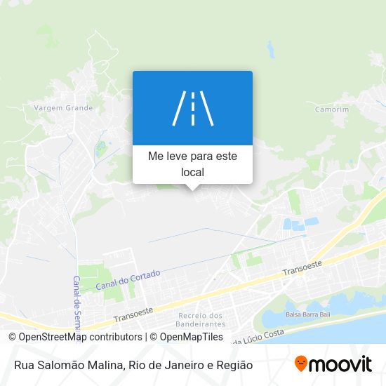 Rua Salomão Malina mapa