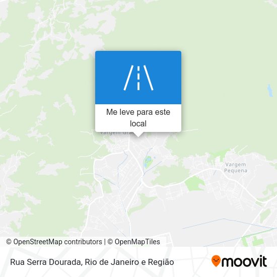 Rua Serra Dourada mapa
