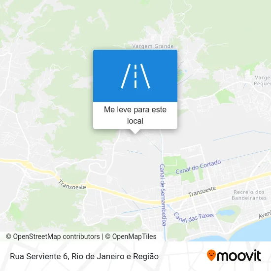 Rua Serviente 6 mapa