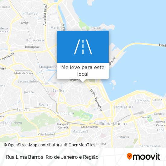 Rua Lima Barros mapa