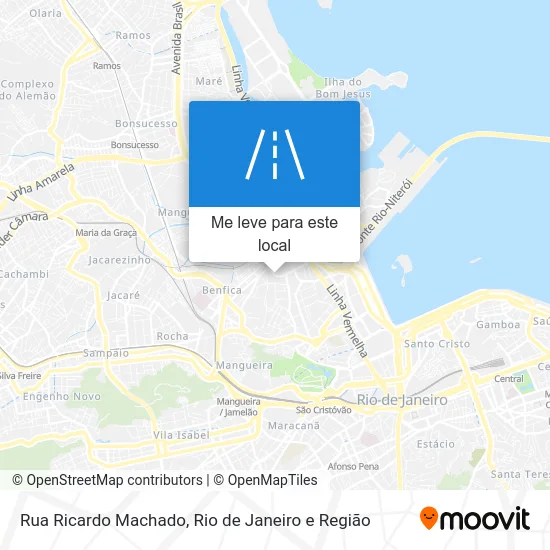 Rua Ricardo Machado mapa