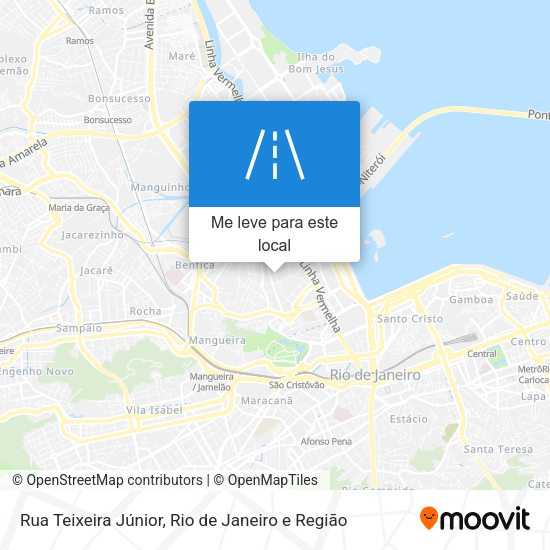 Rua Teixeira Júnior mapa