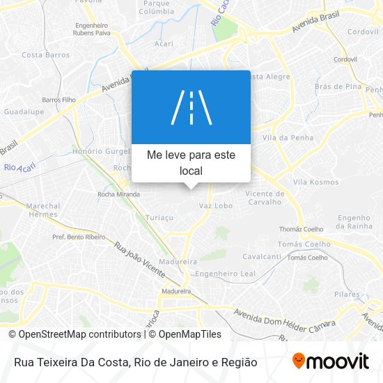 Rua Teixeira Da Costa mapa