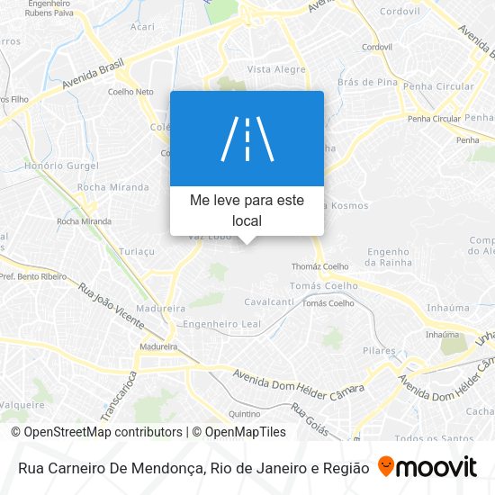 Rua Carneiro De Mendonça mapa