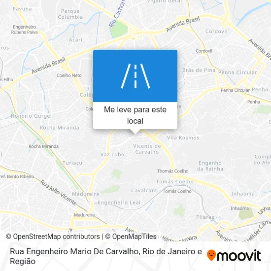 Rua Engenheiro Mario De Carvalho mapa