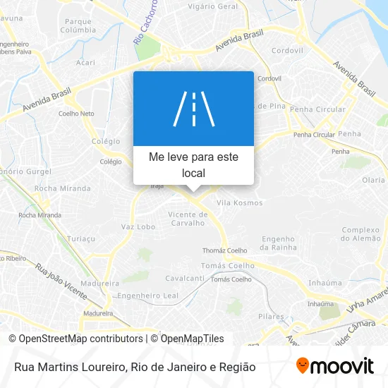 Rua Martins Loureiro mapa