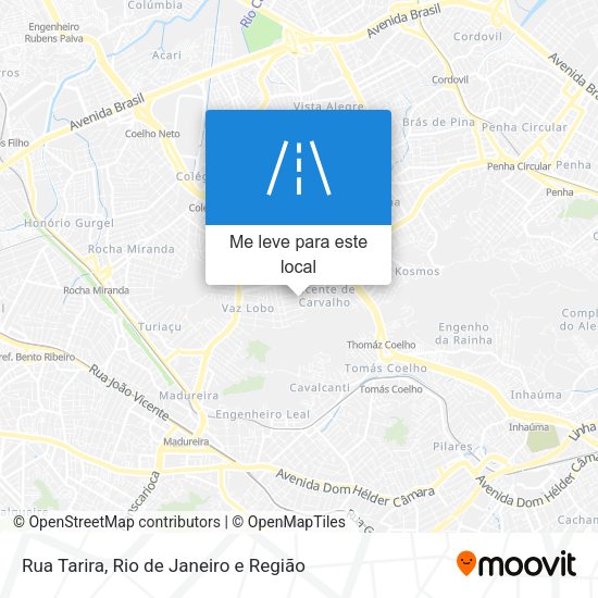 Rua Tarira mapa