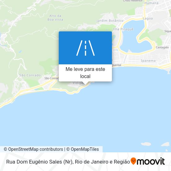 Rua Dom Eugênio Sales (Nr) mapa