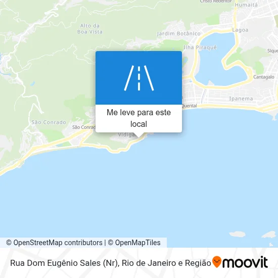 Rua Dom Eugênio Sales (Nr) mapa