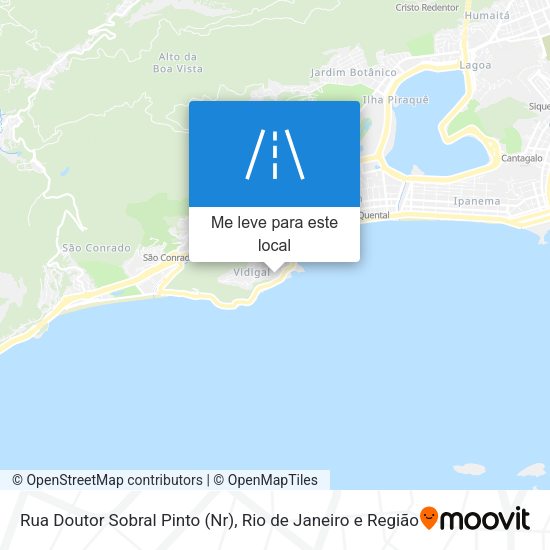 Rua Doutor Sobral Pinto (Nr) mapa