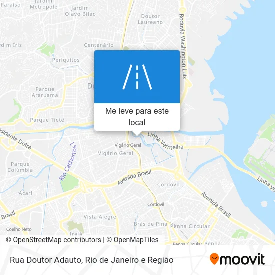Rua Doutor Adauto mapa
