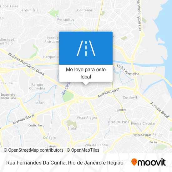Rua Fernandes Da Cunha mapa
