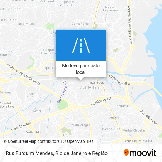 Rua Furquim Mendes mapa