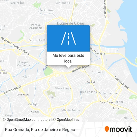 Rua Granada mapa