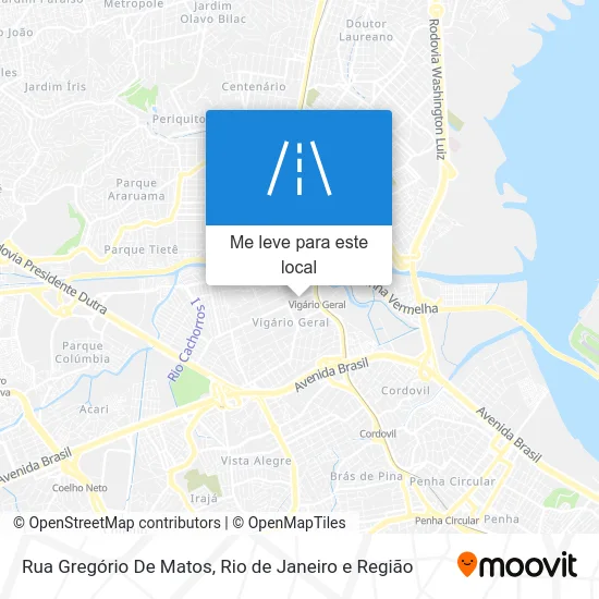 Rua Gregório De Matos mapa