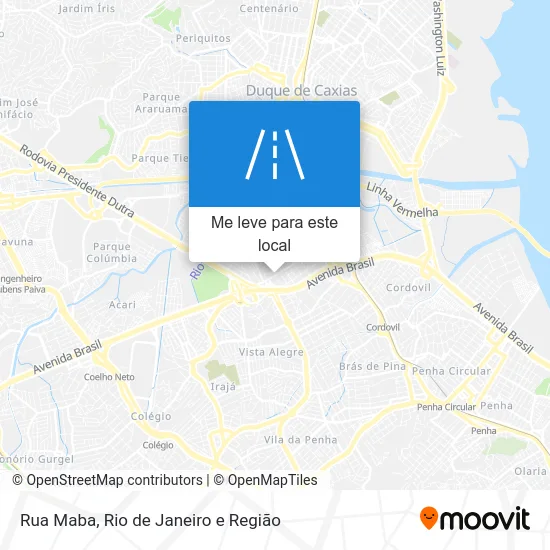 Rua Maba mapa