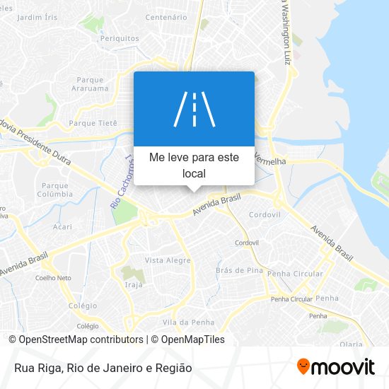 Rua Riga mapa