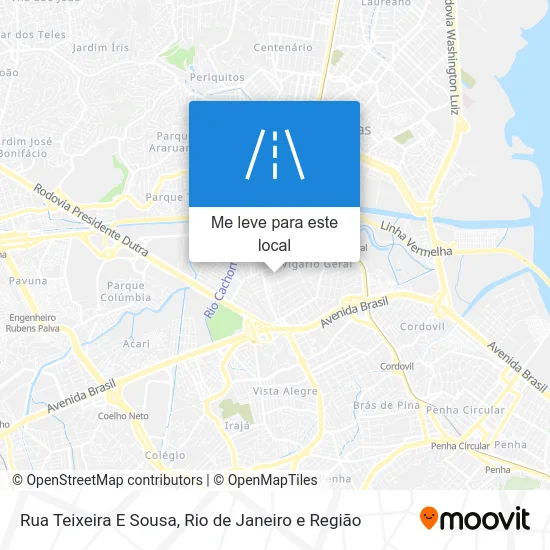 Rua Teixeira E Sousa mapa
