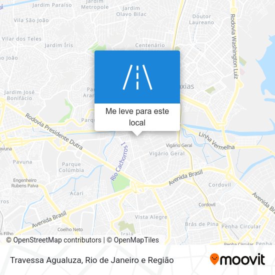 Travessa Agualuza mapa
