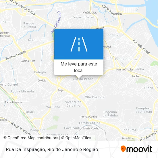 Rua Da Inspiração mapa