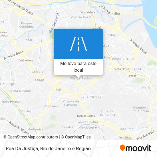 Rua Da Justiça mapa