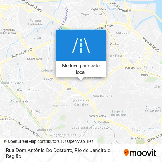 Rua Dom Antônio Do Desterro mapa