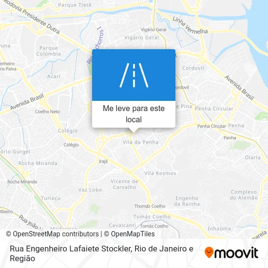 Rua Engenheiro Lafaiete Stockler mapa