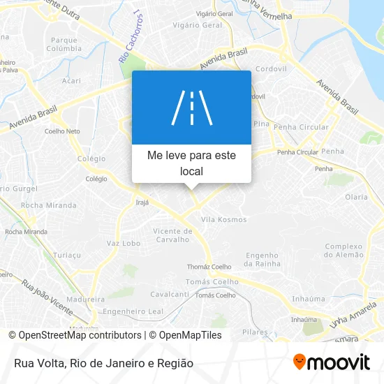 Rua Volta mapa