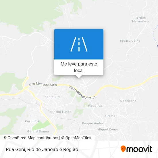 Rua Geni mapa