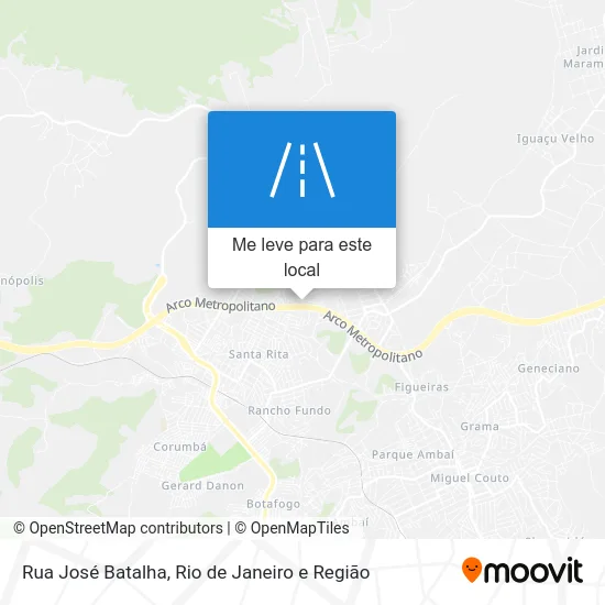 Rua José Batalha mapa