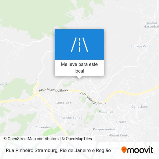 Rua Pinheiro Stramburg mapa