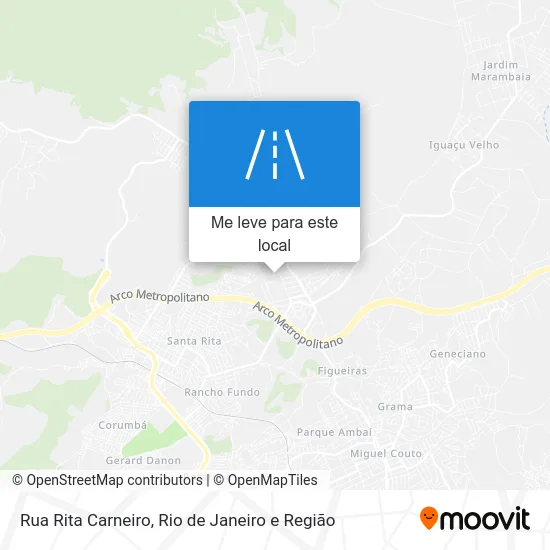 Rua Rita Carneiro mapa