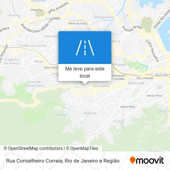 Rua Conselheiro Correia mapa