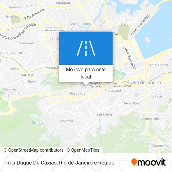 Rua Duque De Caxias mapa
