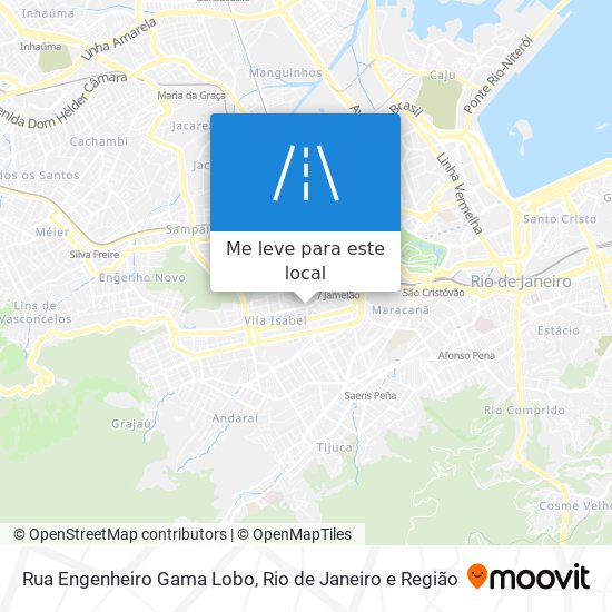 Rua Engenheiro Gama Lobo mapa