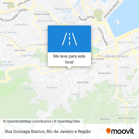 Rua Gonzaga Bastos mapa