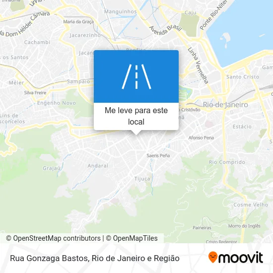 Rua Gonzaga Bastos mapa