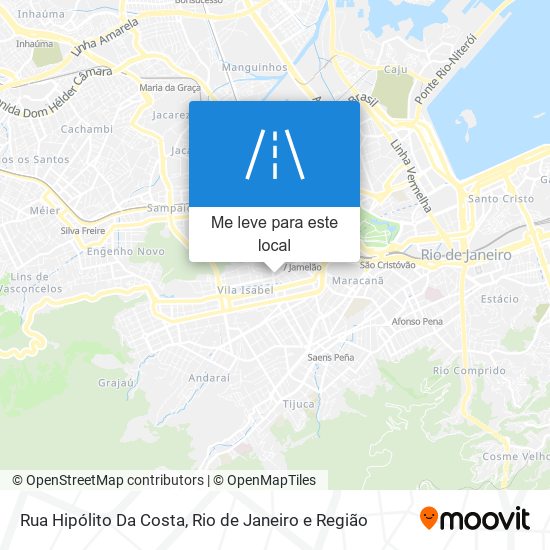 Rua Hipólito Da Costa mapa