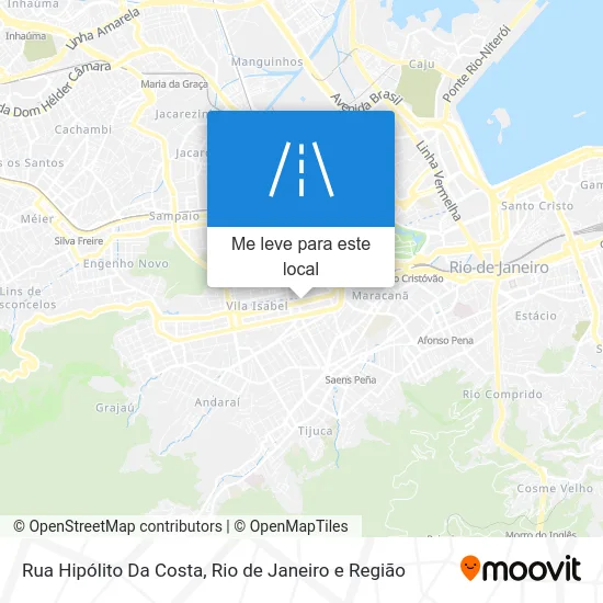 Rua Hipólito Da Costa mapa